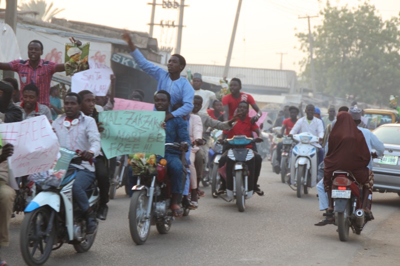 youths protest in bauchi